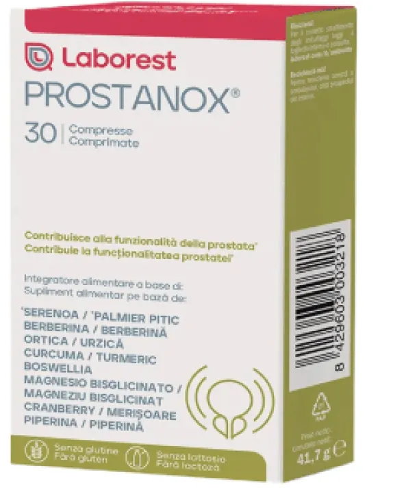 Integratore Prostanox per il benessere prostatico, 30 compresse
