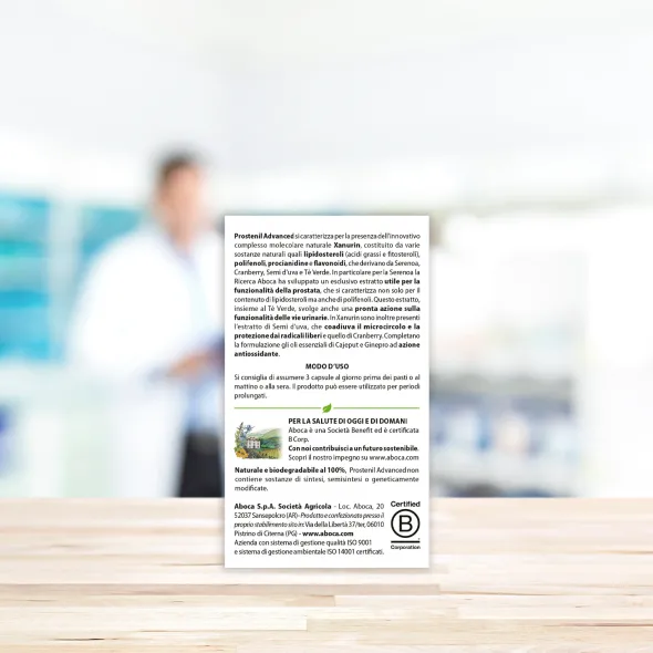 Integratore Prostenil Advanced per la prostata, 60 capsule