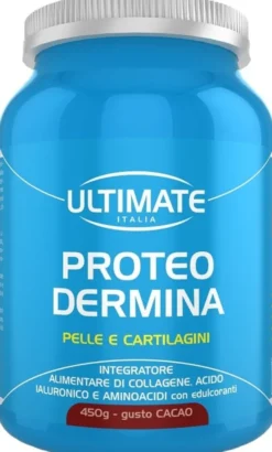 Integratore Proteo Dermina cacao con collagene, 450g