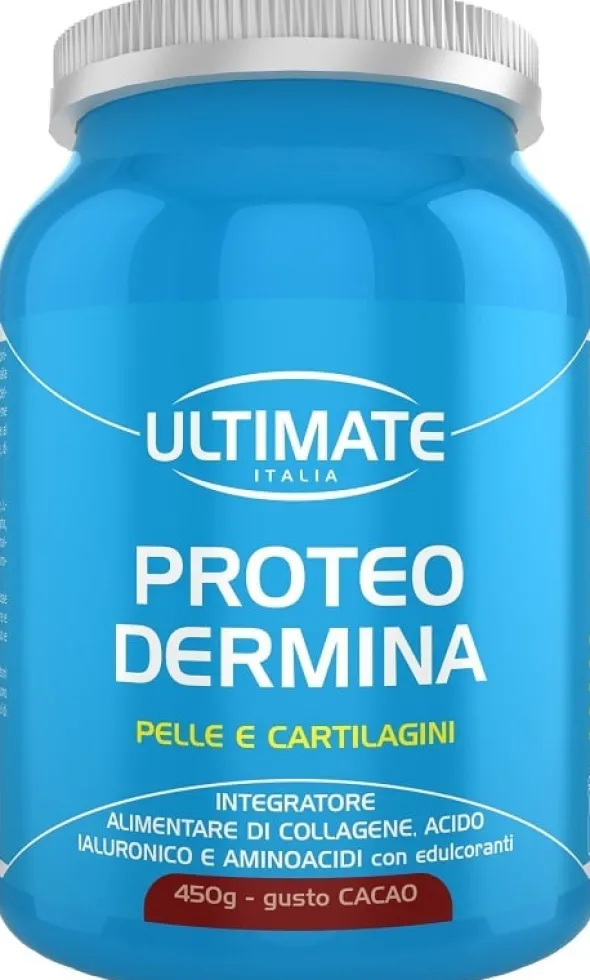 Integratore Proteo Dermina cacao con collagene, 450g