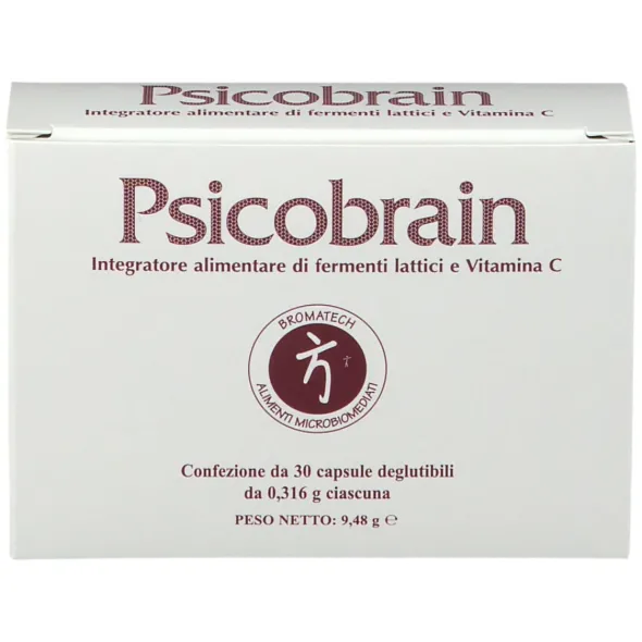 Integratore Psicobrain Bromatech per il sistema nervoso, 30cps