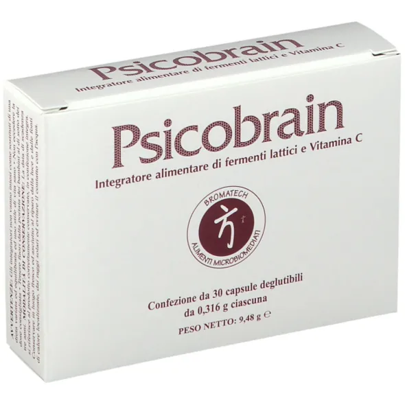 Integratore Psicobrain Bromatech per il sistema nervoso, 30cps