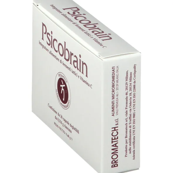 Integratore Psicobrain Bromatech per il sistema nervoso, 30cps