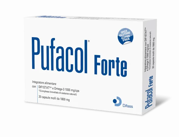 Integratore Pufacol Forte Omega-3 EPA e DHA, 20 capsule