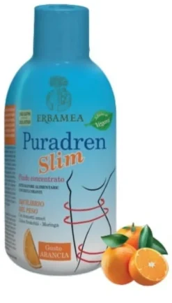 Integratore Puradren Slim Erbamea gusto arancia, 500ml