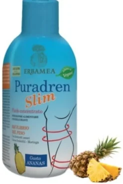 Integratore Puradren Slim gusto Ananas drenante, 500ml