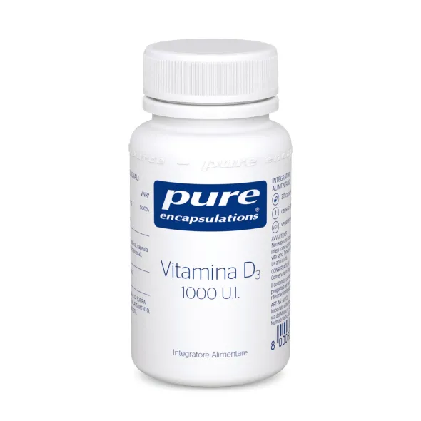 Integratore Pure Encapsulations Vitamina D3, 30 capsule