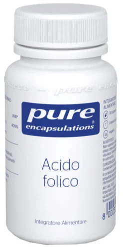 Integratore Pure Encapsulations Acido Folico, 30 capsule