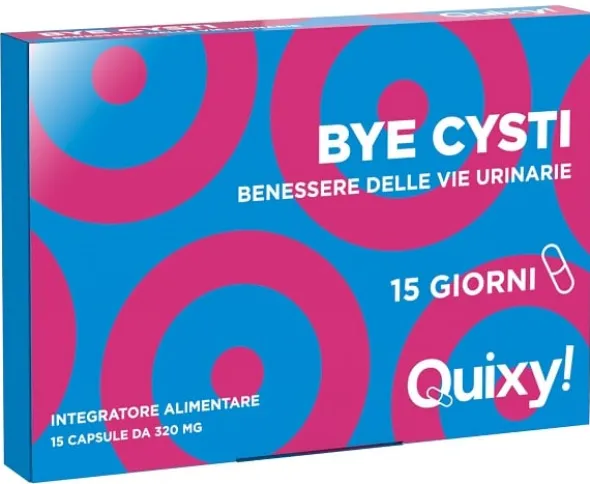 Integratore Quixy F Bye Cisty-Dif mirtillo rosso, 15 capsule