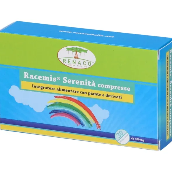 Integratore Racemis Serenità con mirtillo e scutellaria, 30 cpr