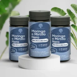 Integratore RedMoringa Mirtillo Nero per microcircolo, 60cps