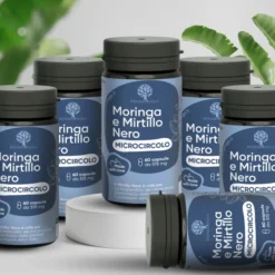Integratore RedMoringa Mirtillo Nero per microcircolo, 60cps
