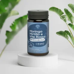 Integratore RedMoringa Mirtillo Nero per microcircolo, 60cps