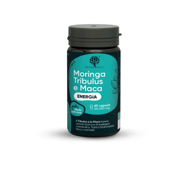 Integratore RedMoringa Tribulus Terr per stanchezza, 60 capsule