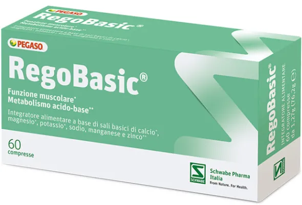 Integratore Regobasic sali basici Pegaso, 60 compresse