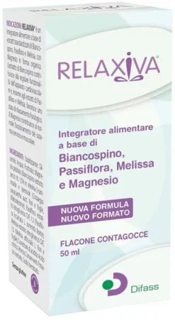 Integratore Relaxiva con biancospino e magnesio, 50ml