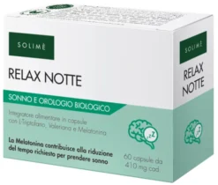 Integratore Relax Notte con melatonina e valeriana, 60 capsule