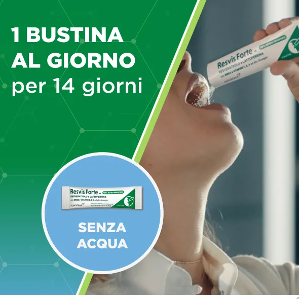 Integratore Resvis Forte XR Biofutura, 12 buste antiossidante