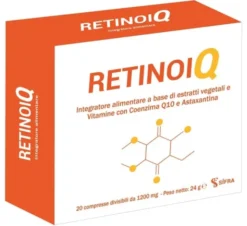 Integratore RetinoIQ per vista e microcircolo, 20 compresse