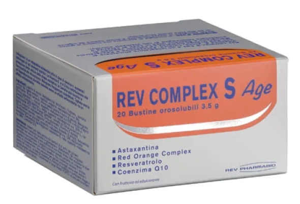 Integratore Rev Complex S Age antiossidante, 20 bustine