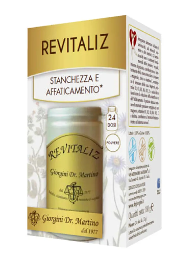 Integratore Revitaliz per stanchezza fisica e mentale, 180g