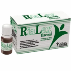 Integratore Rialax con lattulosio e fibre, 10 flaconcini