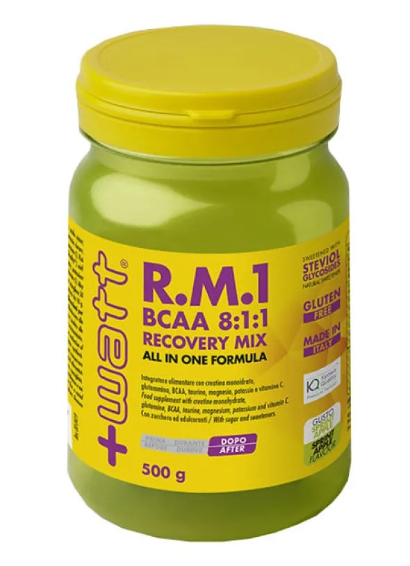 Integratore RM1 BCAA 8:1:1 Recovery Mix gusto mela, 500g
