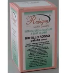 Integratore Rubigen Mirtillo Rosso Cranberry, 60 capsule