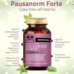 Integratore Salugea Pausanorm Forte menopausa, 60 capsule