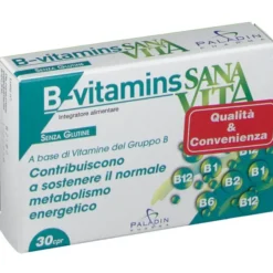 Integratore Sanavita B-Vitamins, complesso B, 30 compresse