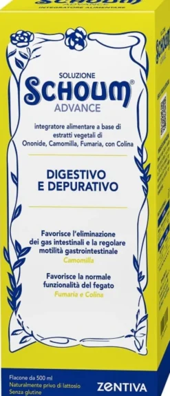 Integratore Schoum Advance depurativo, soluzione 500ml