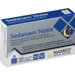 Integratore Sedanam Notte per il sonno, 30 compresse