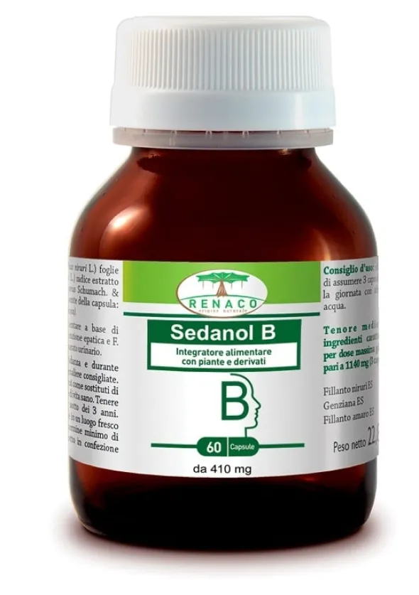 Integratore Sedanol B vitamine gruppo B, 60 capsule
