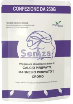 Integratore Sentza polvere con calcio e cromo, 250g