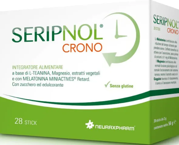 Integratore Seripnol Crono sonno e relax, 28 stick