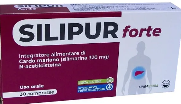 Integratore Silipur Forte per il fegato, 30 compresse