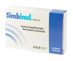 Integratore Simbinul probiotici e fibre prebiotiche, 24 capsule