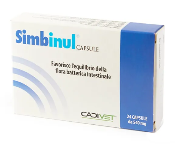 Integratore Simbinul probiotici e fibre prebiotiche, 24 capsule