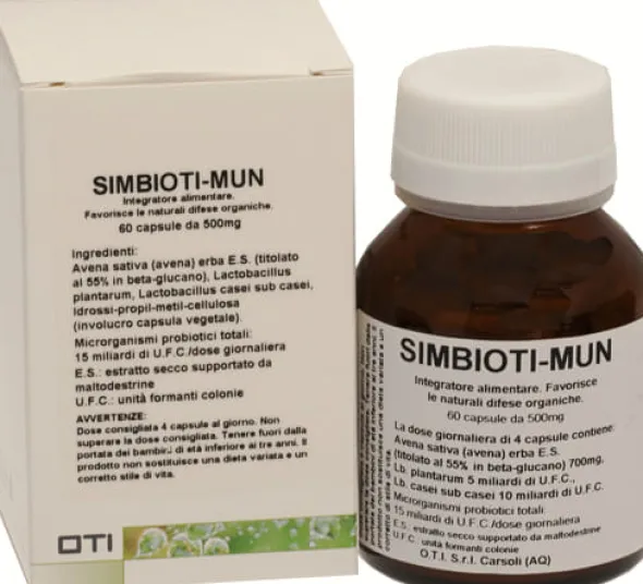 Integratore Simbioti MUN per le difese stagionali, 60 capsule