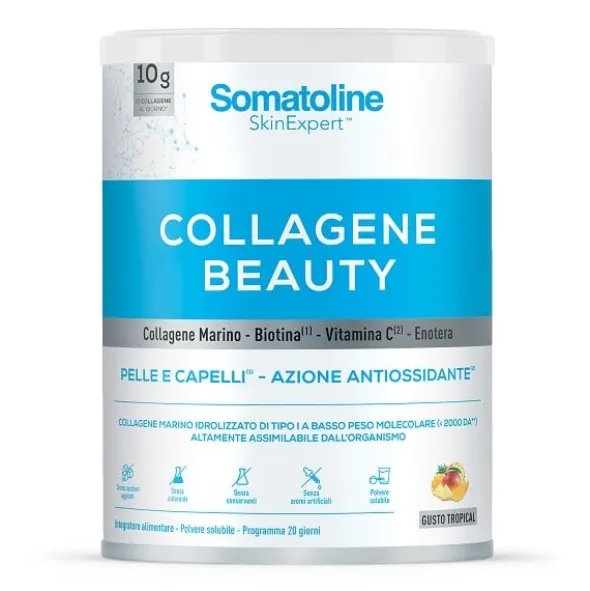 Integratore Somatoline Collagene Beauty Tropical, 198g