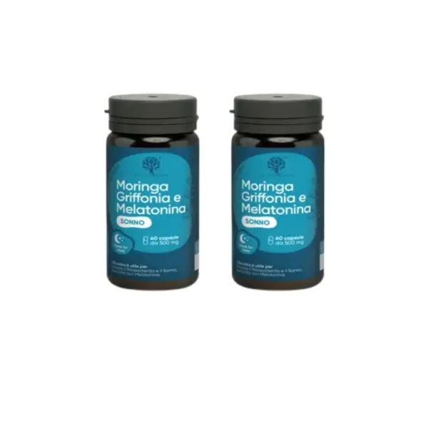 Integratore Sonno Moringa e Melatonina PACK X2