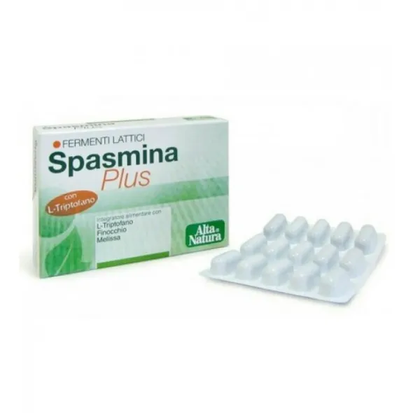 Integratore Spasmina Plus benessere intestinale, 30 opercoli
