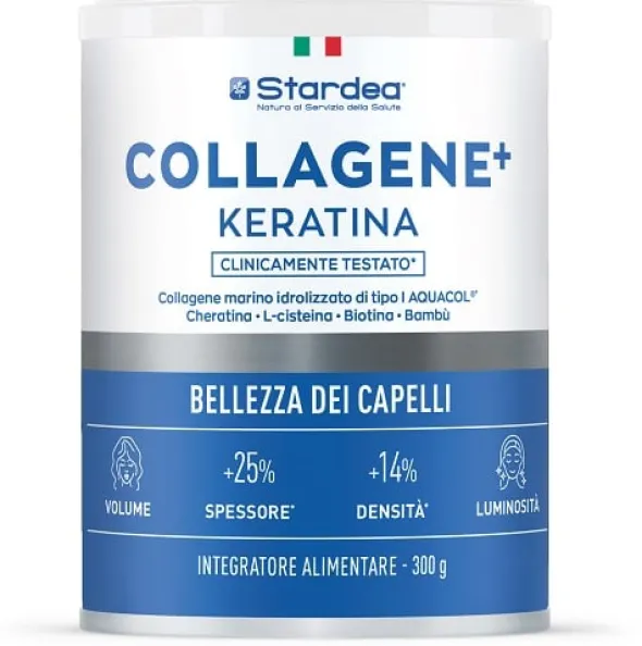 Integratore Stardea Collagene+Keratina per capelli, 300g