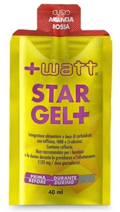 Integratore StarGel+ energetico gusto arancia rossa, 40ml
