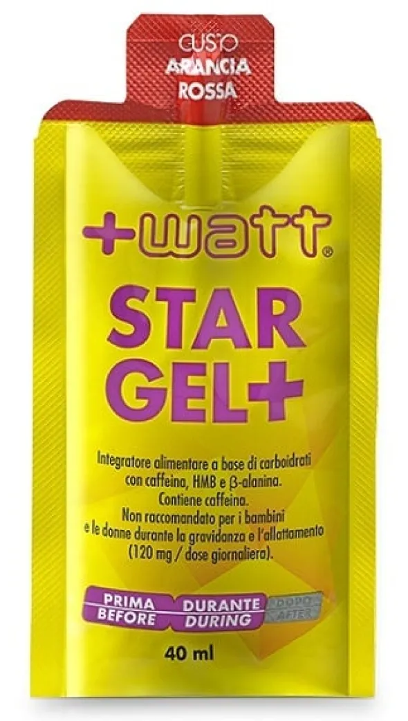 Integratore StarGel+ energetico gusto arancia rossa, 40ml