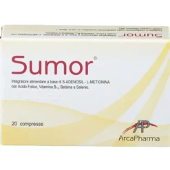 Integratore Sumor con SAMe, 20 compresse per il benessere