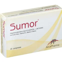 Integratore Sumor con SAMe, 20 compresse per il benessere