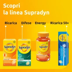 Integratore Supradyn Magnesio e Potassio, 38 bustine