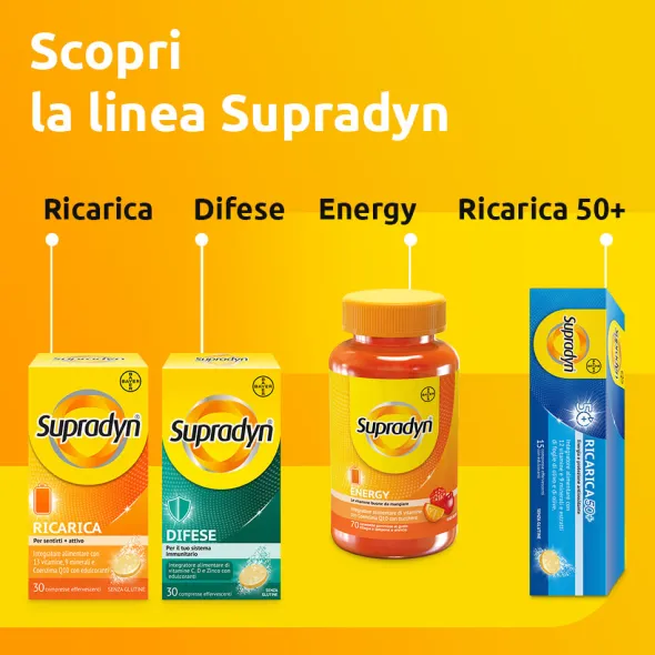 Integratore Supradyn Magnesio e Potassio, 38 bustine