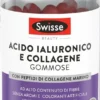 Integratore Swisse Acido Ialuronico e Collagene, 40 gommose